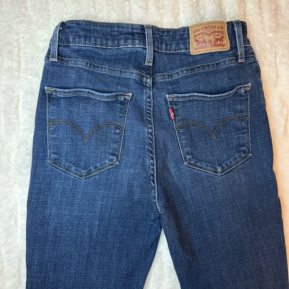 Levi's 721 High Rise Skinny Jeans Size 27 - Picture 9 of 9
